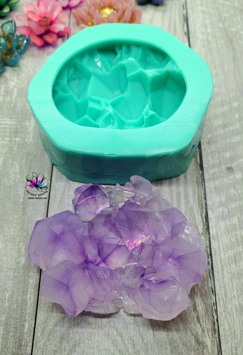 Large Chunky Crystal ROCK Silicone Mold for Resin – JuliArtStudio