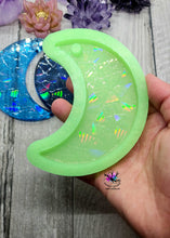 Load image into Gallery viewer, 4 inch HOLO Moon Silicone Mold for Resin
