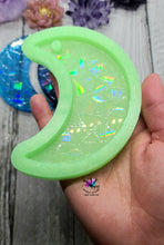 Load image into Gallery viewer, 4 inch HOLO Moon Silicone Mold for Resin