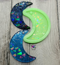 Load image into Gallery viewer, 4 inch HOLO Moon Silicone Mold for Resin