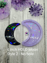 Load image into Gallery viewer, 4 inch HOLO Moon Silicone Mold for Resin