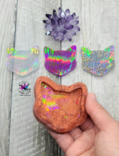 Load image into Gallery viewer, 2.25 inch HOLO Cat Silicone Mold for Resin