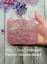 Load image into Gallery viewer, HOLO Sea Creatures Palette Silicone Mold for Resin