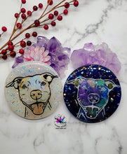 Load image into Gallery viewer, 4 inch Pitbull Coaster Silicone Mold for Resin casting