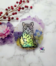 Load image into Gallery viewer, 4 inch Kitty Coaster Silicone Mold for Resin casting