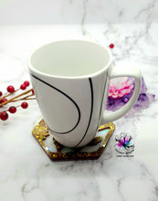 Load image into Gallery viewer, 4.5 inch HOLO Hexagon Wolf Coaster Silicone Mold for Resin