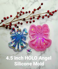 Load image into Gallery viewer, 4.5 inch HOLO Angel Silicone Mold for Resin