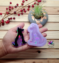 Load image into Gallery viewer, 2.75 inch HOLO Dog Cat Silicone Mold for Resin