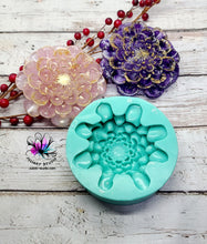 Load image into Gallery viewer, 4 inch 3D Dahlia Flower  Silicone Mold for Resin