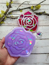 Load image into Gallery viewer, 4.5 inch HOLO Rose Silicone Mold for Resin