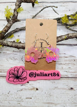 Load image into Gallery viewer, 1.25 inch HOLO Flower Earrings Silicone Mold for Resin