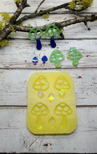 Load image into Gallery viewer, 1.75 inch HOLO Mushroom Set Silicone Mold for Resin