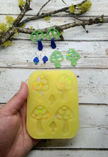 Load image into Gallery viewer, 1.75 inch HOLO Mushroom Set Silicone Mold for Resin