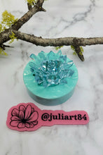 Load image into Gallery viewer, 2.25 inch Large Crystal Rose Silicone Mold for Resin
