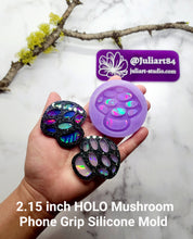 Load image into Gallery viewer, 2.15 inch HOLO Mushroom Phone Grip Silicone Mold for Resin