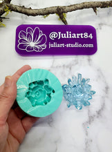 Load image into Gallery viewer, 2.25 inch Large Crystal Rose Silicone Mold for Resin