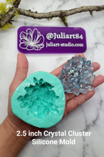 Load image into Gallery viewer, 2.5 inch Crystal Cluster (#CC1) Silicone Mold for Resin