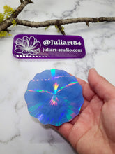 Load image into Gallery viewer, 3 inch Round Agate HOLO Insert Silicone Mold for Resin