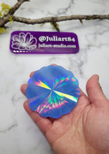 Load image into Gallery viewer, 3 inch Round Agate HOLO Insert Silicone Mold for Resin