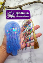 Load image into Gallery viewer, 5 inch HOLO Jellyfish Bookmark Silicone Mold for Resin