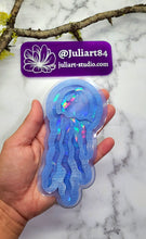 Load image into Gallery viewer, 5 inch HOLO Jellyfish Bookmark Silicone Mold for Resin