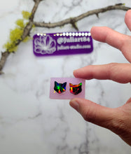 Load image into Gallery viewer, 0.6 inch HOLO Cat Studs Silicone Mold for Resin