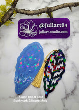 Load image into Gallery viewer, 5 inch HOLO Leaf Bookmark Silicone Mold for Resin