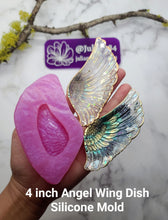 Load image into Gallery viewer, 4 inch Angel Wing Dish Silicone Mold for Resin