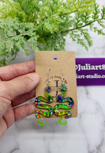 Load image into Gallery viewer, 2.1 inch HOLO Snake Earrings Silicone Mold for Resin