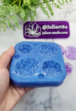 Load image into Gallery viewer, 1.25 - 1.75 inch Druzy Cabochon Set Silicone Mold for Resin casting