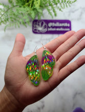 Load image into Gallery viewer, 2.1 inch HOLO Fairy Wings Earrings Silicone Mold for Resin