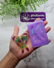 Load image into Gallery viewer, 2.5 inch HOLO Luna Moth Wings Earrings Silicone Mold for Resin