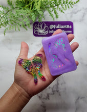 Load image into Gallery viewer, 2.5 inch HOLO Luna Moth Wings Earrings Silicone Mold for Resin
