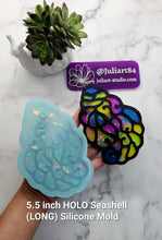 Load image into Gallery viewer, 5.5 inch HOLO Seashell (LONG) Silicone Mold for Resin