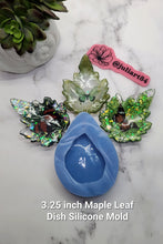 Load image into Gallery viewer, 3.25 inch Maple Leaf Dish Silicone Mold for Resin casting