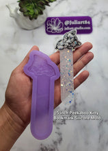 Load image into Gallery viewer, 5 inch Peekaboo Kitty Bookmark Silicone Mold for Resin