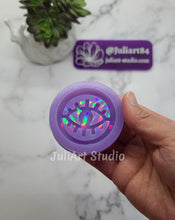 Load image into Gallery viewer, 2 inch HOLO Evil Eye Phone Grip Silicone Mold for Resin