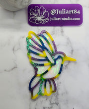Load image into Gallery viewer, 6.5 inch HOLO Humming Bird Silicone Mold for Resin