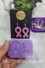Load image into Gallery viewer, 1.5 inch HOLO Ribbon Earrings Silicone Mold for Resin