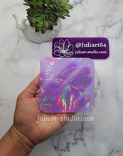Load image into Gallery viewer, 4 inch HOLO SQUARE Insert Silicone Mold for Resin