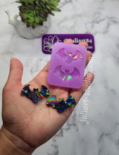 Load image into Gallery viewer, 1.6 inch HOLO Bat Earrings Silicone Mold for Resin