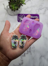 Load image into Gallery viewer, 1.75 inch HOLO Coffin Earrings Silicone Mold for Resin