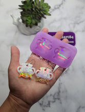 Load image into Gallery viewer, 1.5 inch HOLO Cauldron Earrings Silicone Mold for Resin