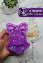 Load image into Gallery viewer, 4.5 inch HOLO Jingle Bell Silicone Mold for Resin