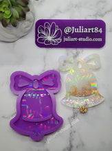 Load image into Gallery viewer, 4.5 inch HOLO Jingle Bell Silicone Mold for Resin