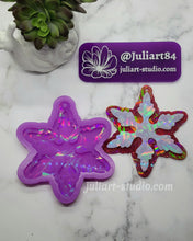 Load image into Gallery viewer, 5 inch HOLO Snowflake Silicone Mold for Resin