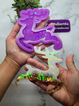 Load image into Gallery viewer, 4.5 inch HOLO Reindeer Silicone Mold for Resin