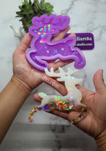 Load image into Gallery viewer, 4.5 inch HOLO Reindeer Silicone Mold for Resin