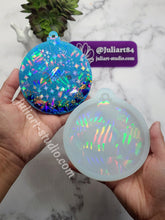 Load image into Gallery viewer, 4.5 inch HOLO Ornament (ROUND Bauble) Silicone Mold for Resin