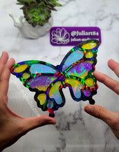 Load image into Gallery viewer, 6.5 inch HOLO Large Butterfly Silicone Mold for Resin